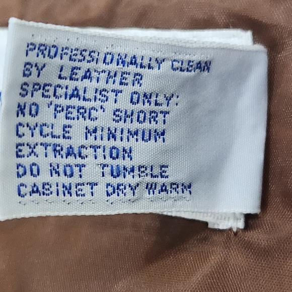 VINTAGE 80s REPAGE SUEDE KNIT CARDIGAN, Brown, Men's Small( listing as) - Picture 6 of 7